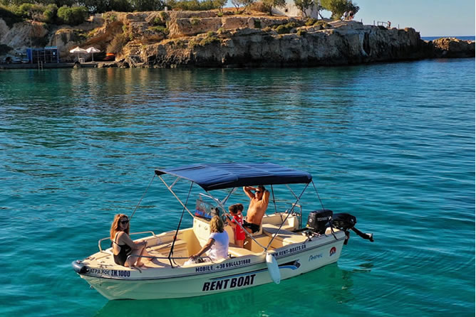 Location de bateau en Crète pour sortie privée en mer